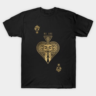 We are anonymous gold edition T-Shirt